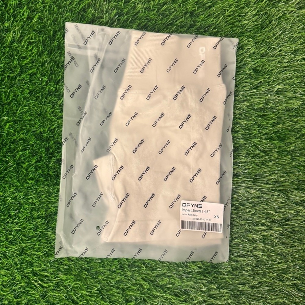 Dfyne impact shorts 4.5" lunar rock gray extra small - Picture 4 of 5